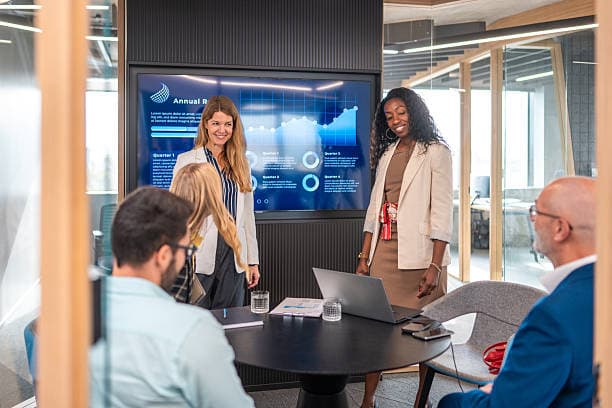 Modern Ashford office with team collaboration